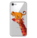 Чехол прозрачный Print Lion King для iPhone 7 | 8 | SE 2 | SE 3 Giraffe/Simba купить
