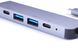 Перехідник для Macbook USB-хаб ZAMAX 5-в-1