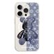 Чохол прозорий Print Robot Bear with MagSafe для iPhone 14 PRO MAX Lavender Grey