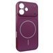 Чохол Nofelet AG Glass with MagSafe для iPhone 16 Dark Cherry - ash-mobile.com.ua - фото 1