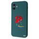 Чохол WAVE Ukraine Edition Case with MagSafe для iPhone 11 Poppies Green - ash-mobile.com.ua - фото 1