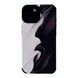 Чехол Ribbed Case для iPhone 15 Marble Black/White - ash-mobile.com.ua - фото 1
