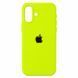 Чохол Silicone Case Full для iPhone 17 Neon green