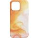 Чехол Leather Figura Series Case with MagSafe для iPhone 14 PRO Orange