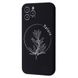 Чехол WAVE Minimal Art Case with MagSafe для iPhone 12 PRO MAX Black/Flower купить
