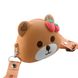 Сумка на плечо для детского фотоаппарата Bear Strawberry Head 10,5*12,7*4 Brown