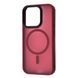 Чохол WAVE Matte Insane Case with MagSafe для iPhone 15 Dark Red - ash-mobile.com.ua - фото 1