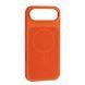 Чохол New Silicone Case with MagSafe для iPhone 17 Air Hermes Orange
