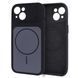 Чохол Dual Tone Silicone MagSafe для iPhone 15 Black - ash-mobile.com.ua - фото 1