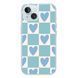 Чехол прозрачный Print Love Kiss with MagSafe для iPhone 15 Love Blue - ash-mobile.com.ua - фото 1