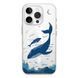 Чохол прозорий Print Animal Blue with MagSafe для iPhone 17 PRO MAX Whale