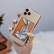 Чохол прозорий Print Кролик для iPhone 12 PRO MAX Orange