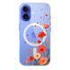 Чехол прозрачный Print Flower with MagSafe для iPhone 16 Autumn Blossom