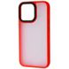 Чехол Shadow Matte Metal Buttons для iPhone 13 PRO MAX Red