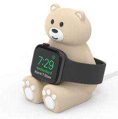 Підставка Tiny Bear для зарядки Apple Watch Biege