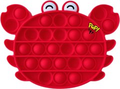 Pop-It іграшка Crab (Крабик) Red купити