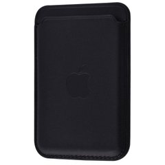 Leather Wallet with MagSafe Black