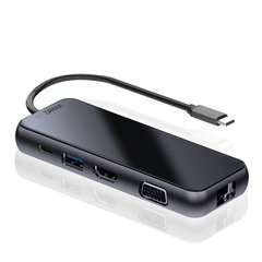 Перехідник для Macbook USB C хаб ZAMAX 10-в-1 Black купити