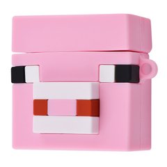 Чохол 3D для AirPods 1|2 Minecraft Pink купити