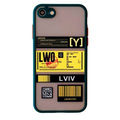 Чохол AVENGER Print для iPhone 7 | 8 | SE 2 | SE 3 Ticket LVIV Forest Green купити
