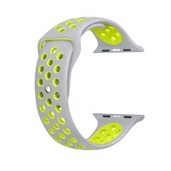 Ремешок Nike Sport Band для Apple Watch 42mm | 44mm | 45mm | 49mm Silver/Volt купить