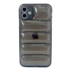 Чехол Silicone Inflatable Case для iPhone 11 Transparent Gray купить