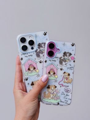 Чехол Cute Puppy для iPhone 14 PRO MAX Light Blue - ash-mobile.com.ua - фото 3