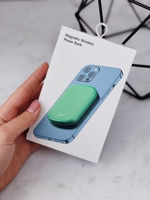 Портативна Батарея MagSafe Circle 5000 mAh 15W Blue - ash-mobile.com.ua - фото 9