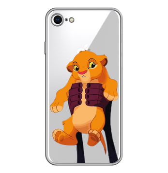 Чохол прозорий Print Lion King для iPhone 7 | 8 | SE 2 | SE 3 Simba King - ash-mobile.com.ua - фото 1