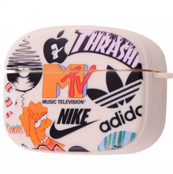 Чохол Brand Design Case для AirPods PRO Cartoon White - ash-mobile.com.ua - фото 1