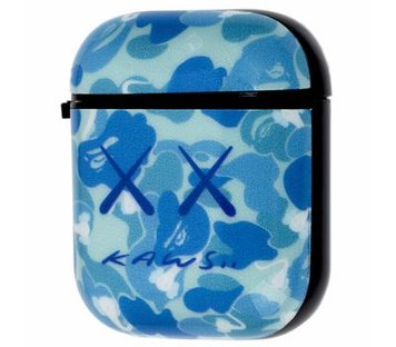 Чехол Young Style для AirPods 1 | 2 KAWS Голубой - ash-mobile.com.ua - фото 1