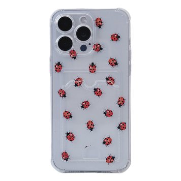 Чехол прозрачный с карманом ASH PRINT для iPhone 12 Lazybug - ash-mobile.com.ua - фото 1