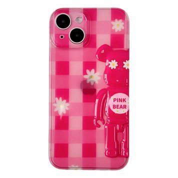 Чохол Bear Pink для iPhone 14 Pink - ash-mobile.com.ua - фото 1