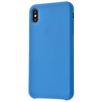 Чохол Leather Case GOOD для iPhone XS MAX Cape Cod Blue - ash-mobile.com.ua - фото 1