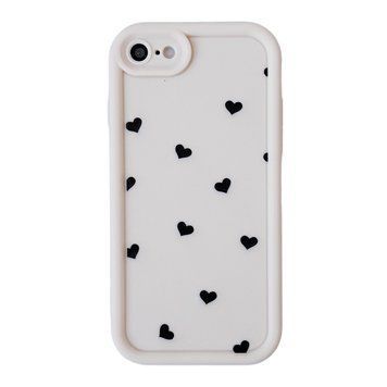 Чехол Wilkins Case для iPhone 7 | 8 | SE 2 | SE 3 Tiny Hearts Biege - ash-mobile.com.ua - фото 1