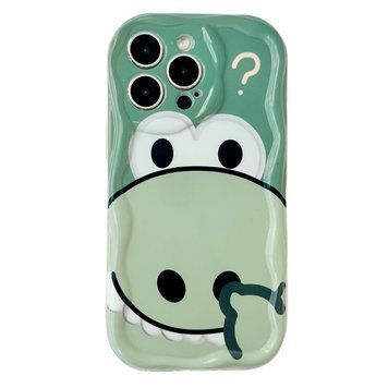 Чохол 3D Dinosaur Case для iPhone 14 PRO Green - ash-mobile.com.ua - фото 1