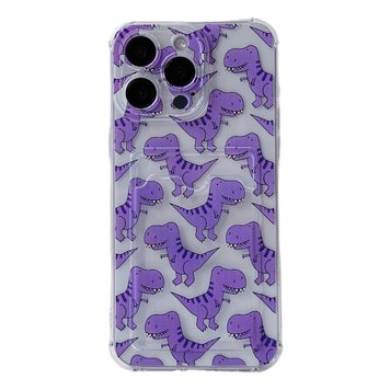 Чехол прозрачный с карманом ASH PRINT для iPhone 13 PRO Dinosaur - ash-mobile.com.ua - фото 1