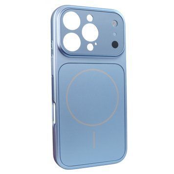 Чохол Nofelet AG Glass with MagSafe для iPhone 16 PRO Light Blue - ash-mobile.com.ua - фото 1