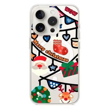 Чехол прозрачный Print NEW YEAR with MagSafe для iPhone 11 PRO MAX Wow Merry Christmas - ash-mobile.com.ua - фото 1