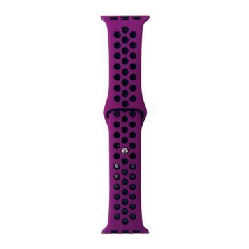 Ремешок Nike Sport Band для Apple Watch 38mm | 40mm | 41mm | 42mm (10 | 11 series) Purple/Black - ash-mobile.com.ua - фото 1