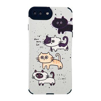 Чехол Ribbed Case для iPhone 7 Plus | 8 Plus Cat - ash-mobile.com.ua - фото 1