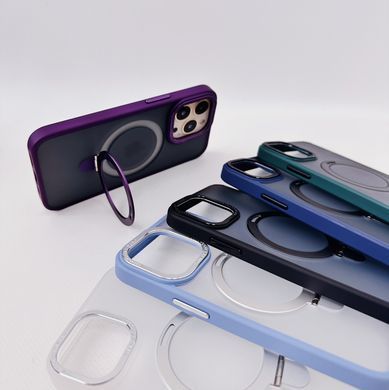 Чехол Matte Guard MagSafe с подставкой для iPhone 15 White - ash-mobile.com.ua - фото 4