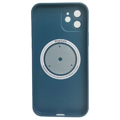 Чохол AG-Glass Matte Case with MagSafe для iPhone 12 Navy Blue купити
