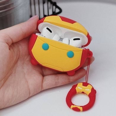 Чохол 3D для AirPods PRO Iron Man - ash-mobile.com.ua - фото 2