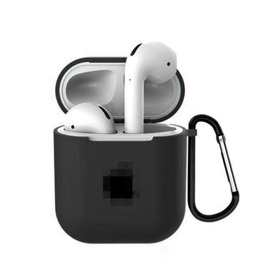 Чохол (яблуко) для AirPods 3 Charcoal Grey - ash-mobile.com.ua - фото 1