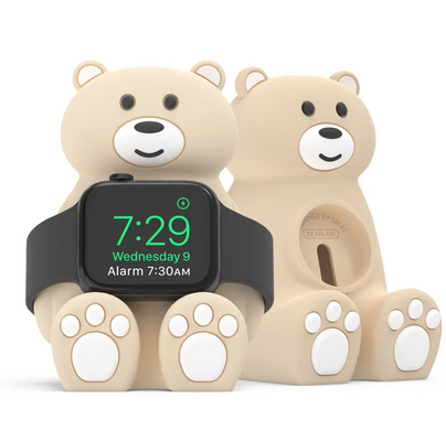 Підставка Tiny Bear для зарядки Apple Watch Biege