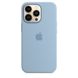 Чохол Silicone Case Full OEM+MagSafe для iPhone 13 PRO MAX Blue Fog