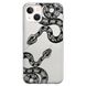 Чехол прозрачный Print Snake для iPhone 15 Plus Python