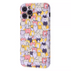 Чохол WAVE NEON X LUXO для iPhone 12 PRO MAX Cats mini Yellow/Pink - ash-mobile.com.ua - фото 1