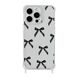 Чохол прозорий з ремінцем Print Mood swings для iPhone 15 Plus Bow Black - ash-mobile.com.ua - фото 1